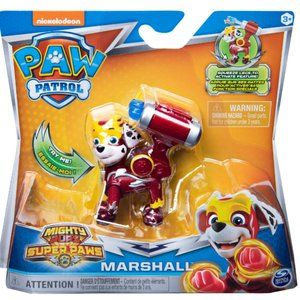 Paw Patrol Mighty Pups Super Paws- Marshall Figure "New"